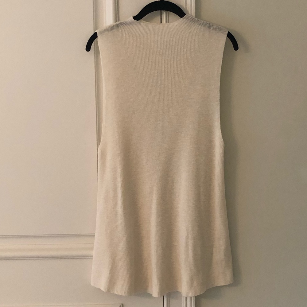 Nordstrom’s Cream Sheer Knit Tank